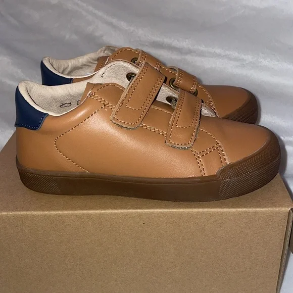 NWT NATURINO EINDHOVEN 2 VL. Cognac Leather Boys Sneaker - Picture 10 of 16